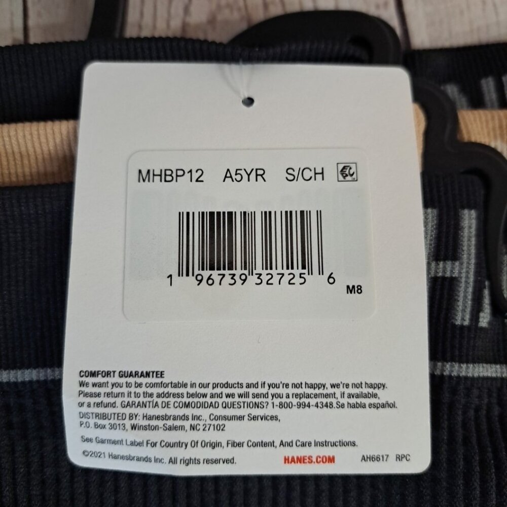 Hanes Originals Women's Seamless Rib Bikini Underwear , 3-pack Small - Picture 3 of 4